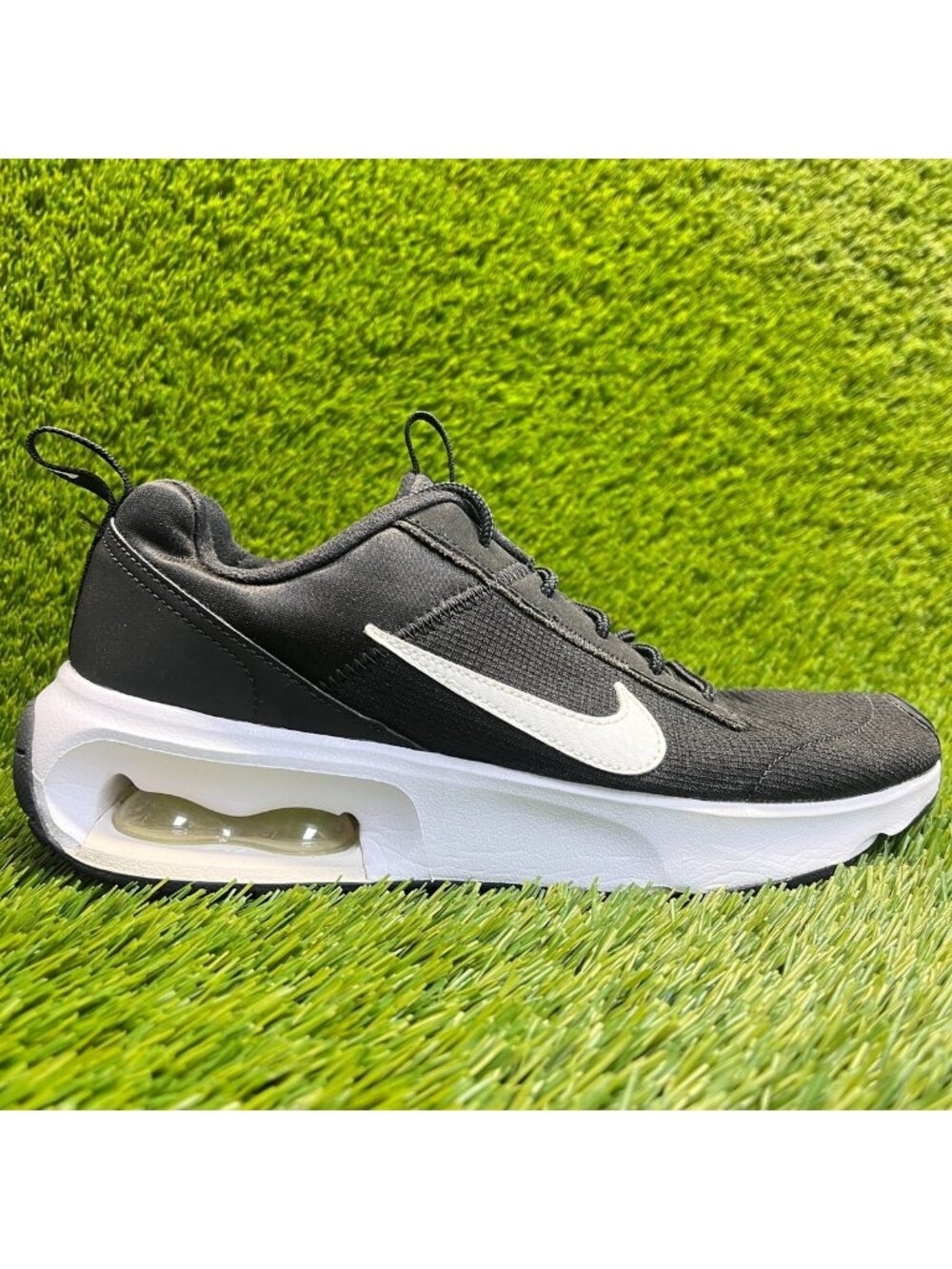 Nike Air Max Intrlk Lite Womens Size 8 Black Athletic Running Shoes Sneakers